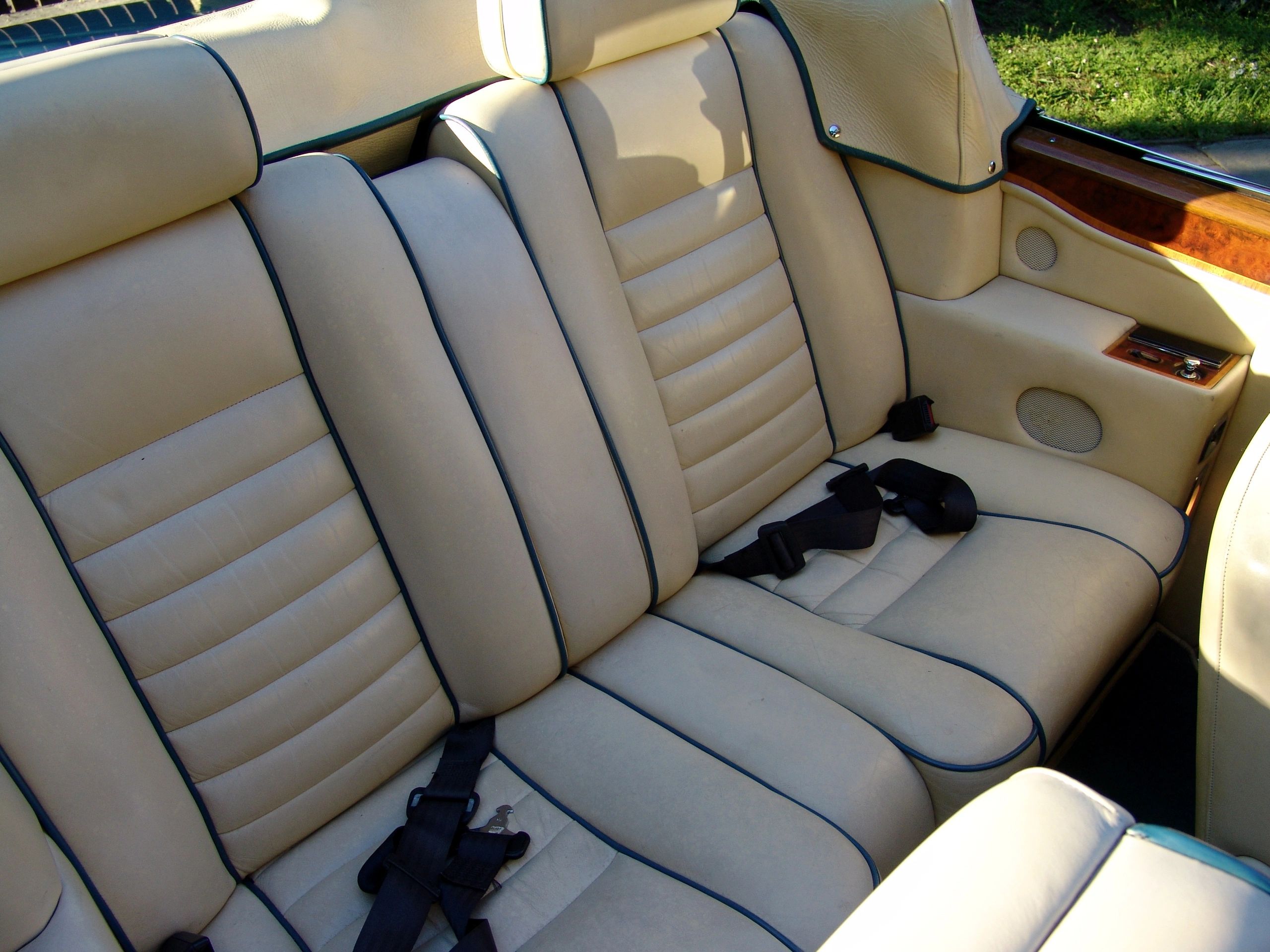 Detailed vehicle interior trim and upholstery finish