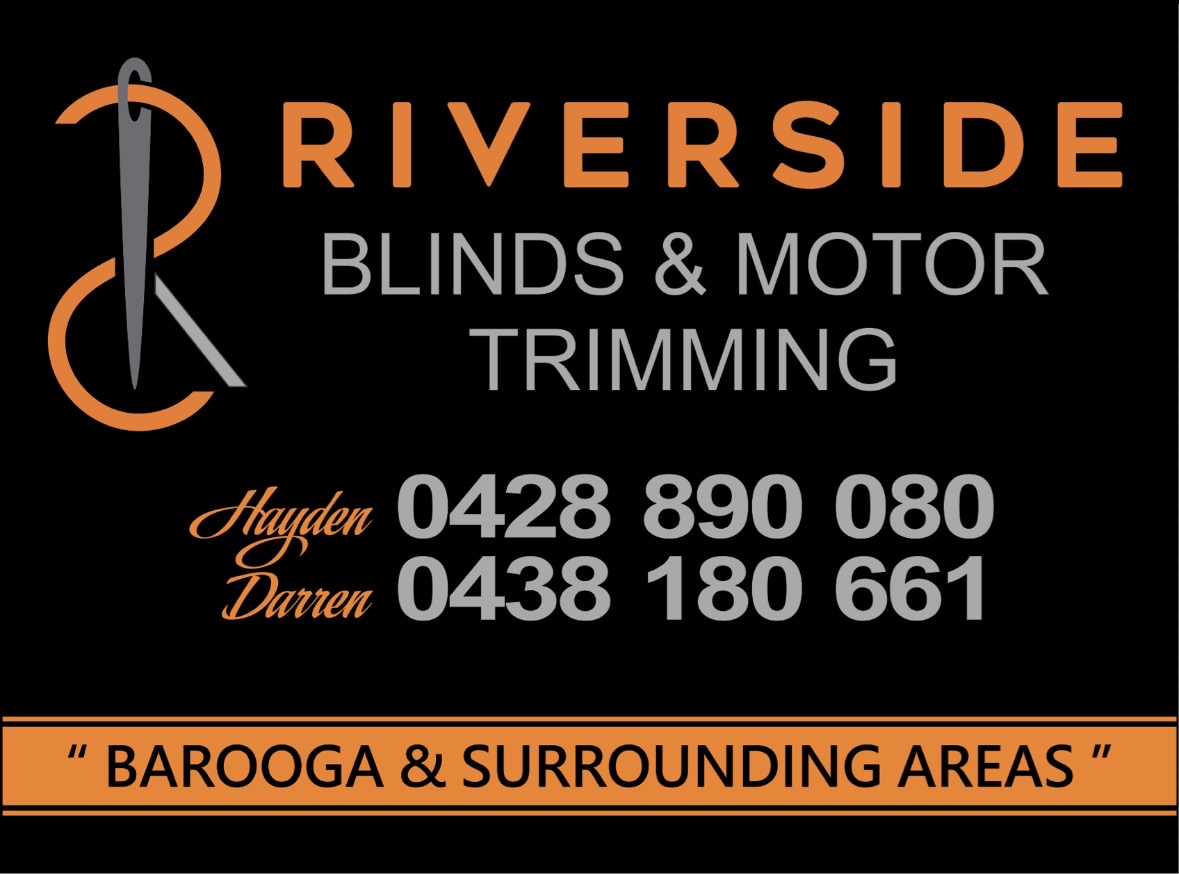 Outdoor blinds installed by Riverside Blinds & Motor Trimming in Cobram