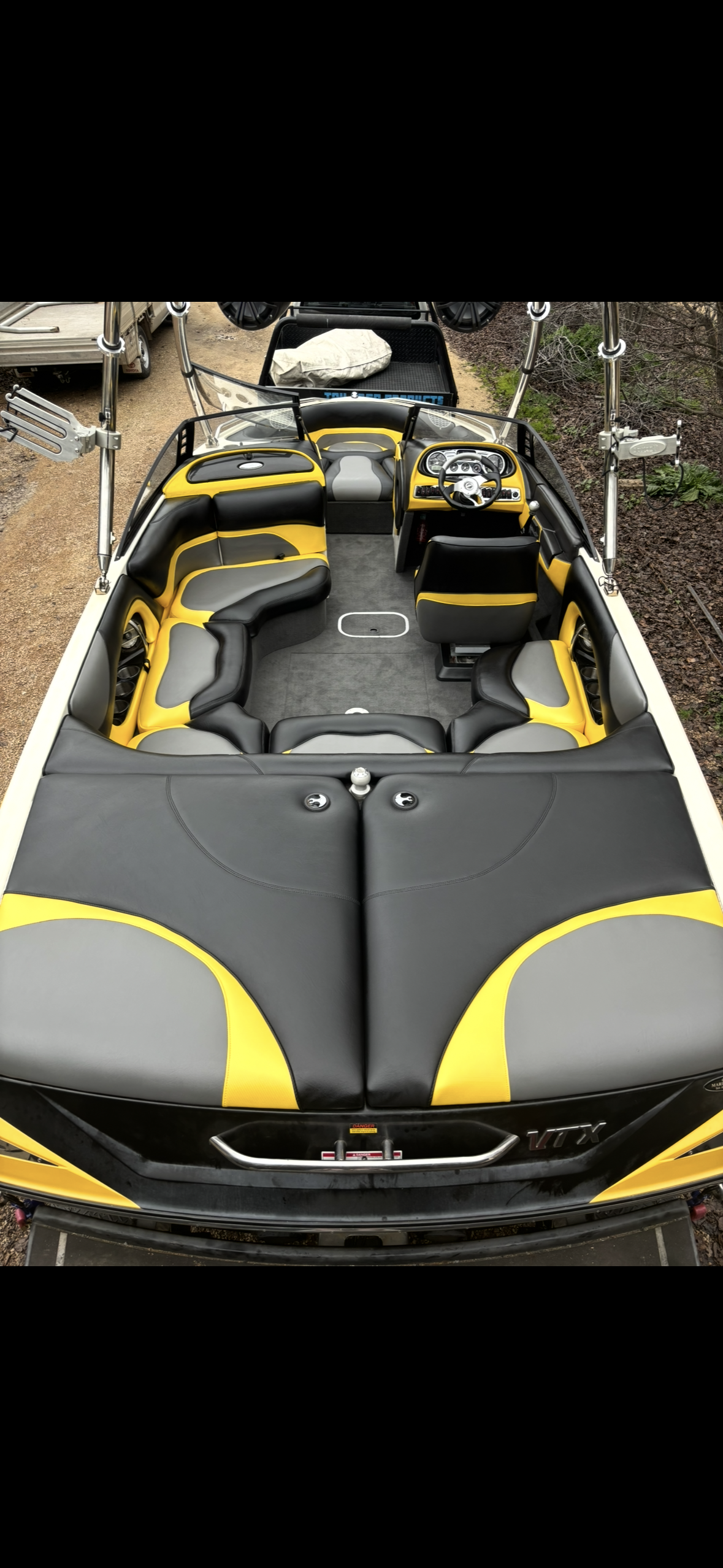 Outdoor blinds and patio